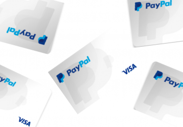 cartão de crédito pré-pago Paypal Visa Internacional