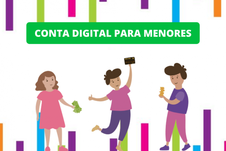 Contas digitais para menores de idade
