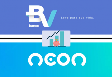 BV ou Neon, qual conta digital rende mais