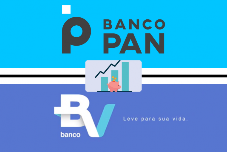 Pan ou BV, qual conta digital rende mais