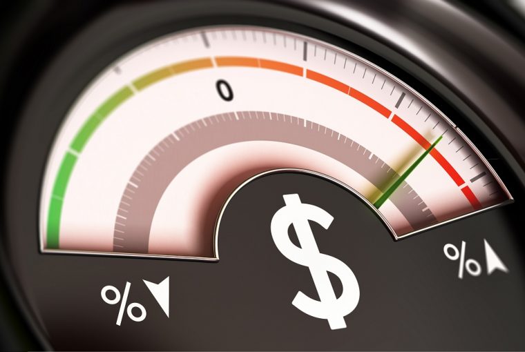 imagem de um contador de velocidade, mas com símbolo de dinheiro, simbolizando a alta no preço da gasolina, diesel e gás de cozinha