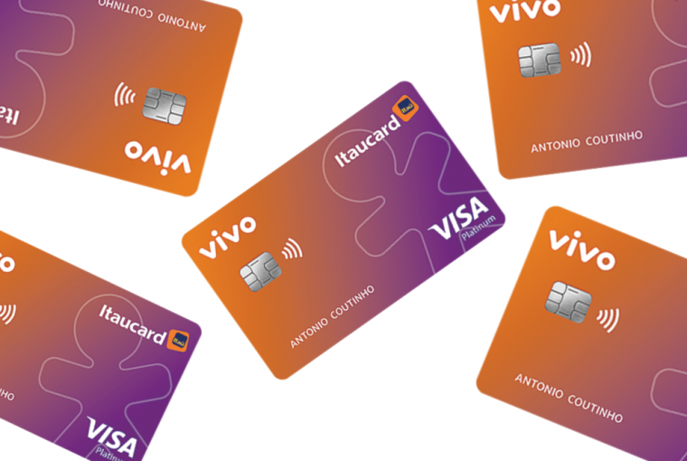 Cartão de crédito Vivo Itaucard Platinum Visa ou Mastercard