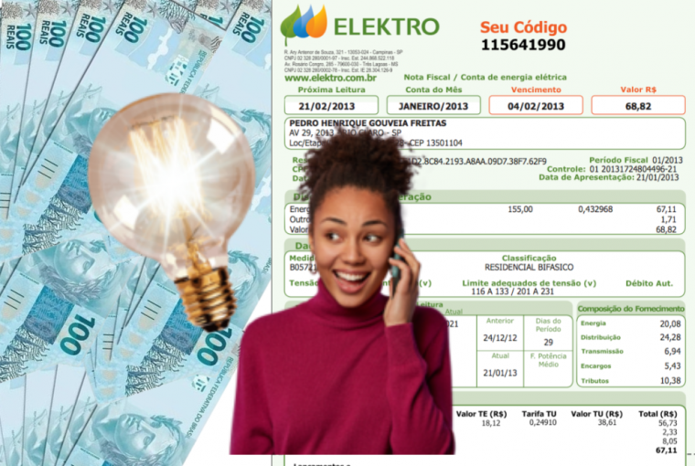 Empréstimos na conta de luz