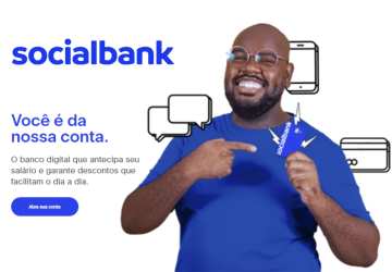 conta digital Social Bank para antecipar salário, fazer empréstimo, transferir dinheiro, pagar contas e muito mais