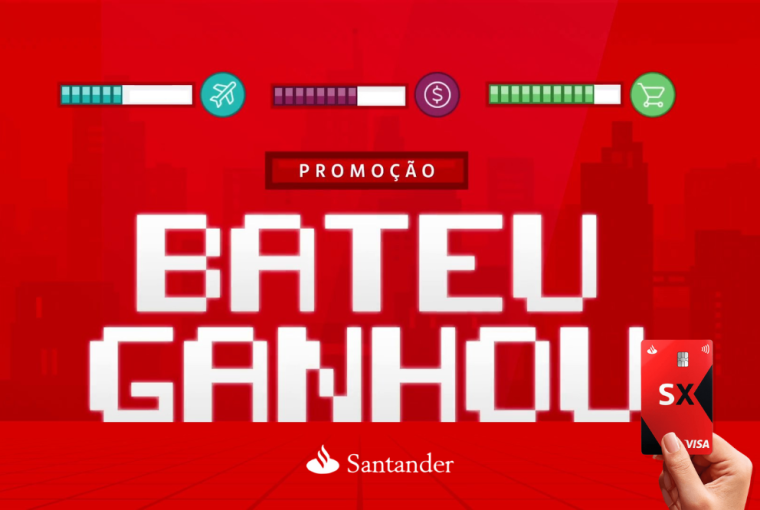 Promoção “Bateu Ganhou” cartões Santander