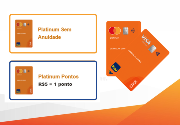 diferenças entre os cartões de crédito Itaú Click com e sem anuidade