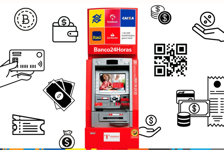 O que dá para fazer no Banco24Horas?
