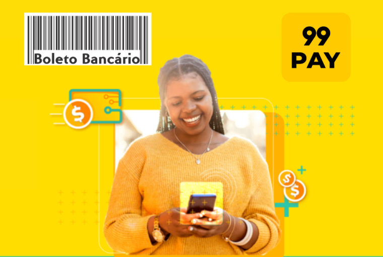 Ganhe cashback pagando boletos pelo 99Pay