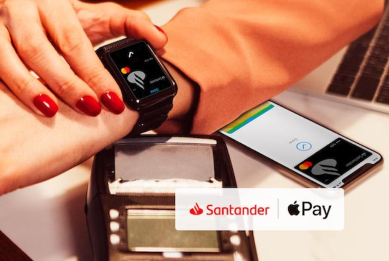 pontuação em dobro nos cartões Santander na Apple Pay