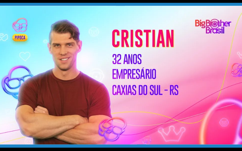 Cristian Vanelli participante pipoca BBB 23