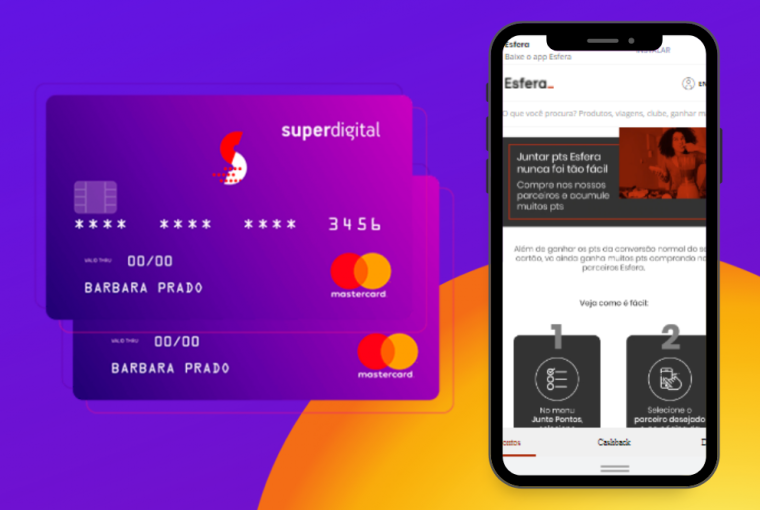 cartão Superdigital pontua no Esfera