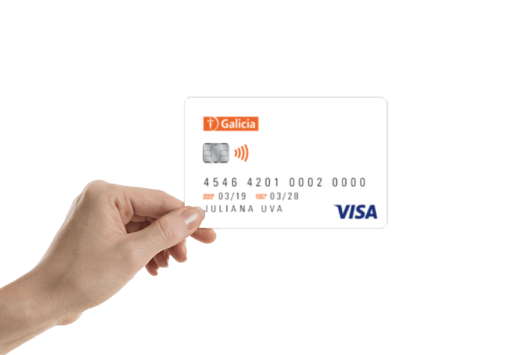 Tarjeta de crédito Visa Internacional Galicia