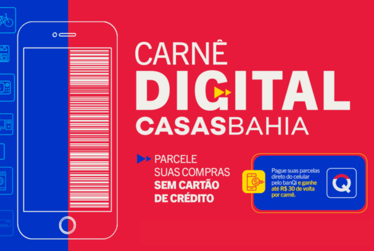carnê digital Casas Bahia