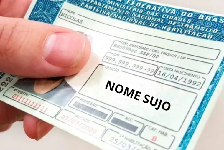 Inadimplente com nome sujo vai perder a CNH?