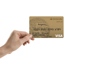 Tarjeta de crédito Santander Visa Gold