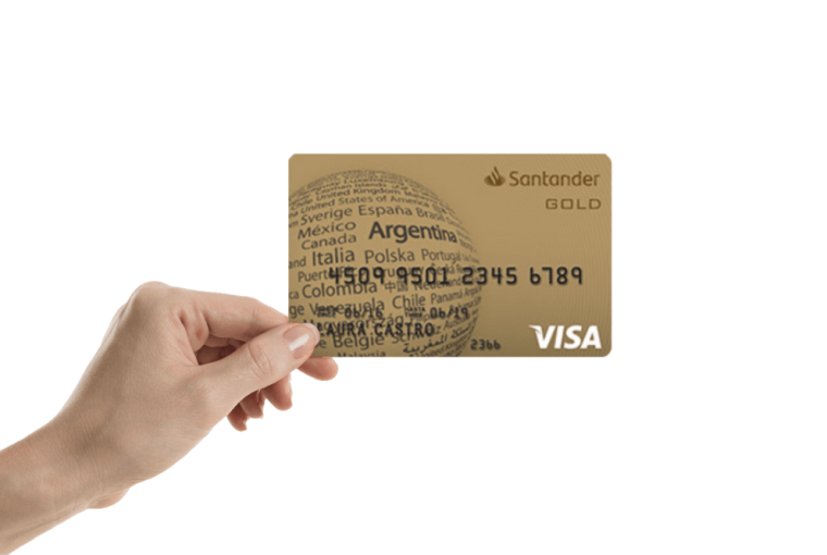 Tarjeta de crédito Santander Visa Gold