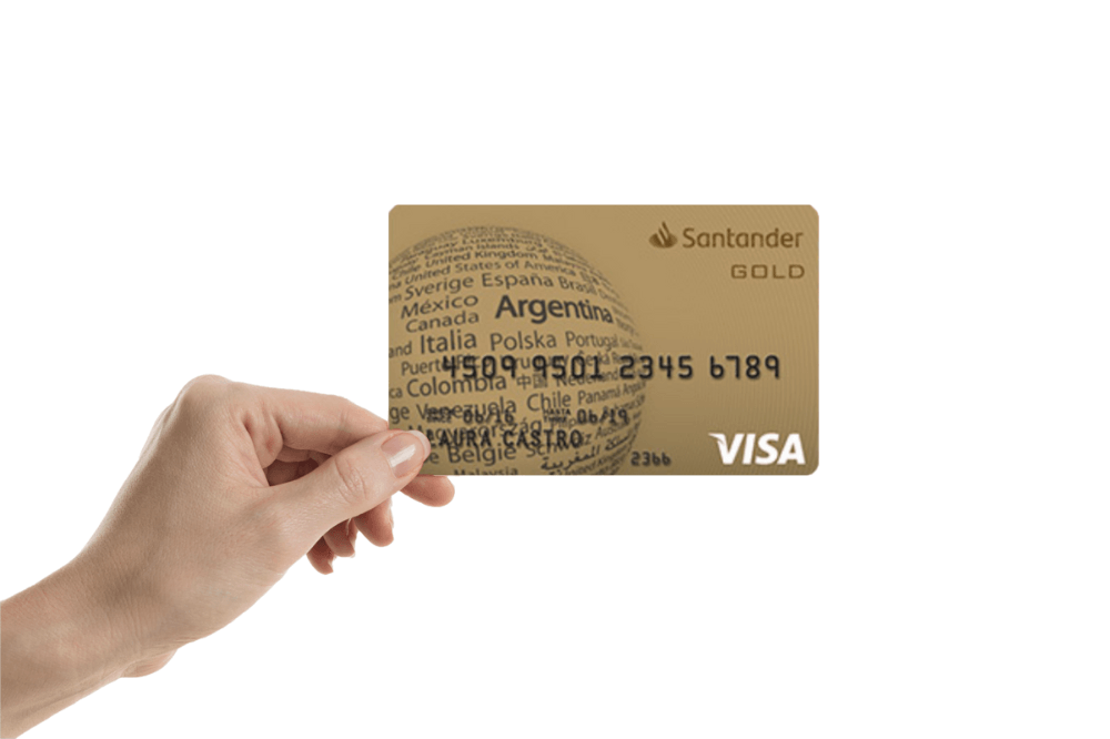 Tarjeta de crédito Santander Visa Gold