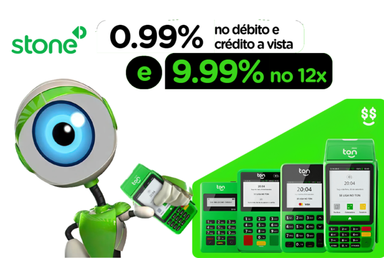 Ton Brother: sua maquininha Stone com as melhores taxas