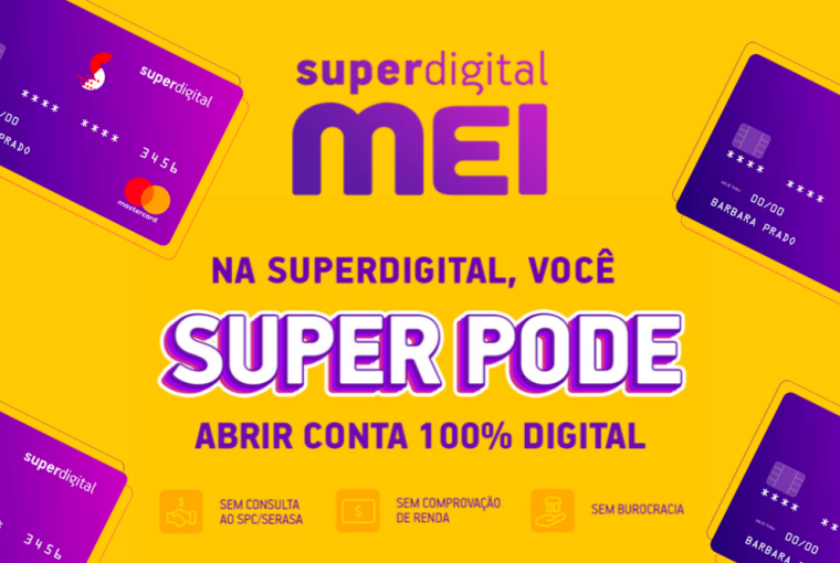 benefícios da conta e cartão Superdigital para MEI