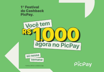 Festival de Cashback da conta PicPay