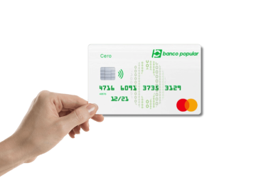 Tarjeta de crédito Cero Mastercard Banco Popular
