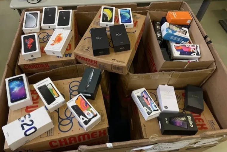 Leilão online de smartphones da Receita Federal