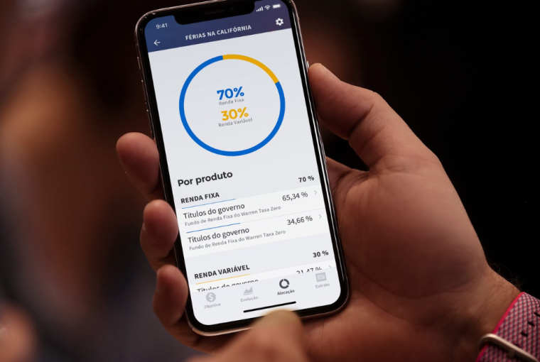 aplicativo de investimento