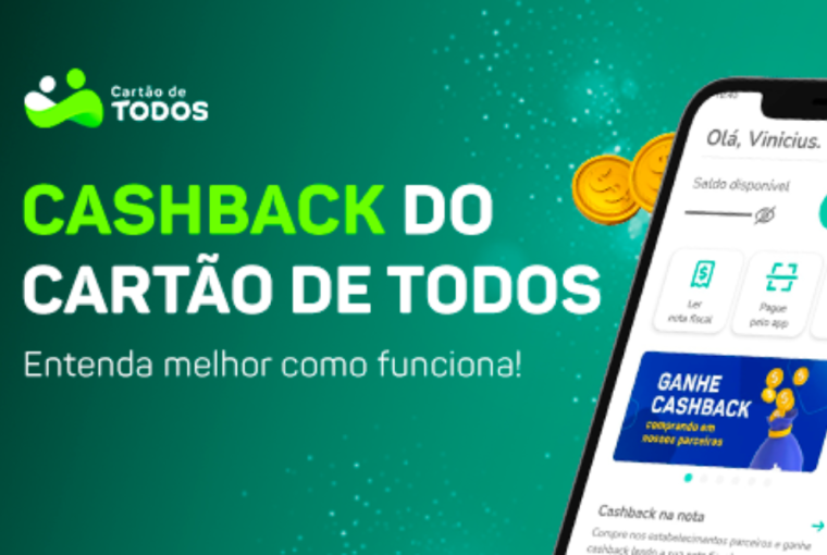 ganhar cashback com seu cartão de TODOS