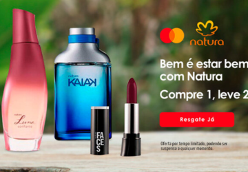 como ganhar produtos Natura grátis com seu cartão de Mastercard