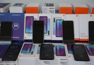 Leilão de celulares