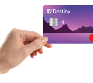 Destiny Mastercard card