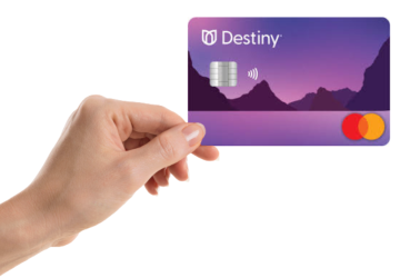 Destiny Mastercard card