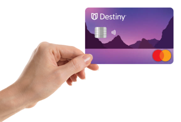 Destiny Mastercard card